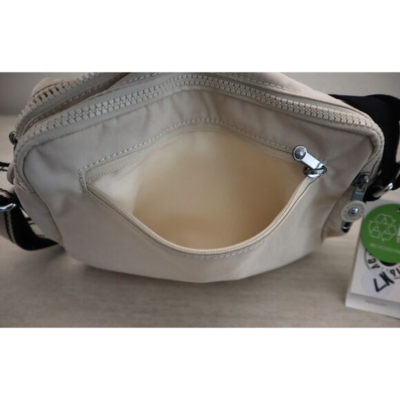 Kipling K17076-W58 Women's Md. Light Sand/Beige Abanu Crossbody/Shoulder Bag - Picture 8 of 16
